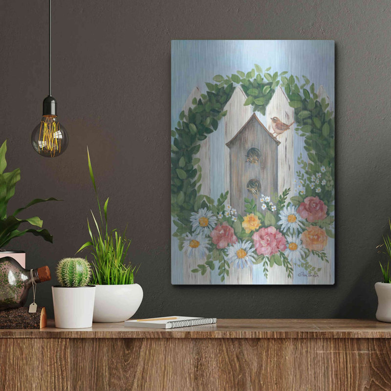«A Spring Welcome» par Pam Britton, H 16 po x l 12 po