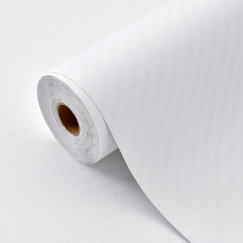 Papier peint en tissu avec papier de contact texturé (24 po x 393 po)