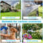 Expandable Garden Hose, 50FT Retractable Hose