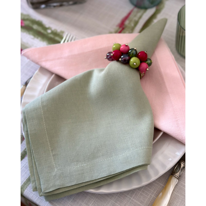 Riviera Linen Square Napkin, Indigo