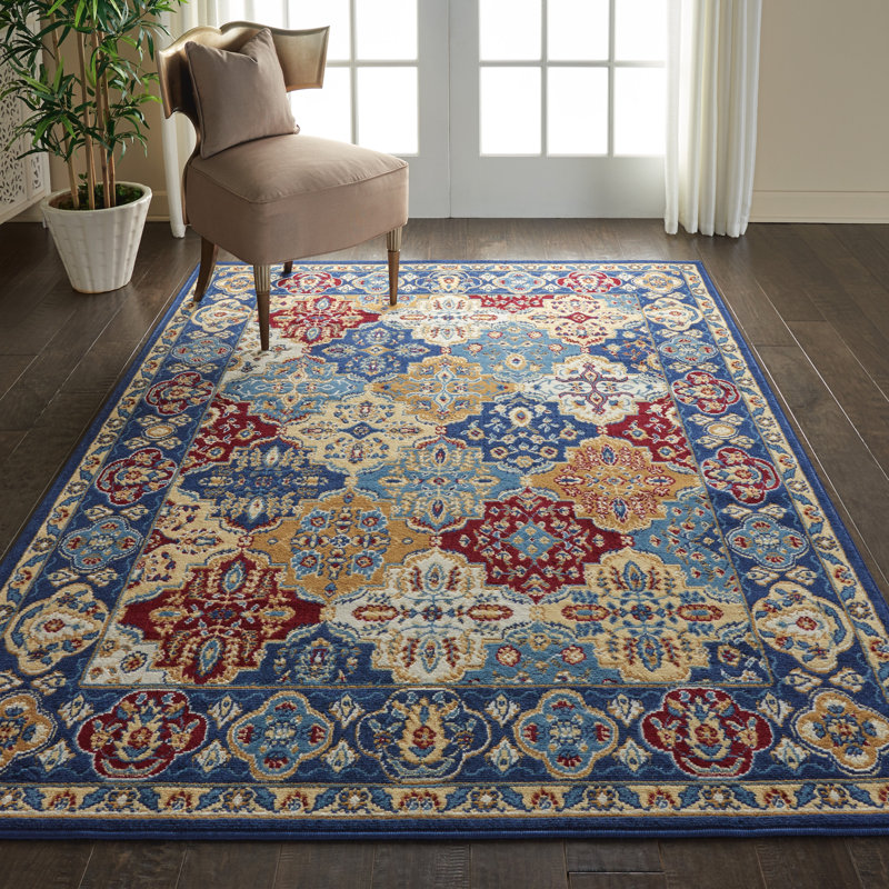 Shadell Oriental Indoor Rug, Rectangle 6' x 9'