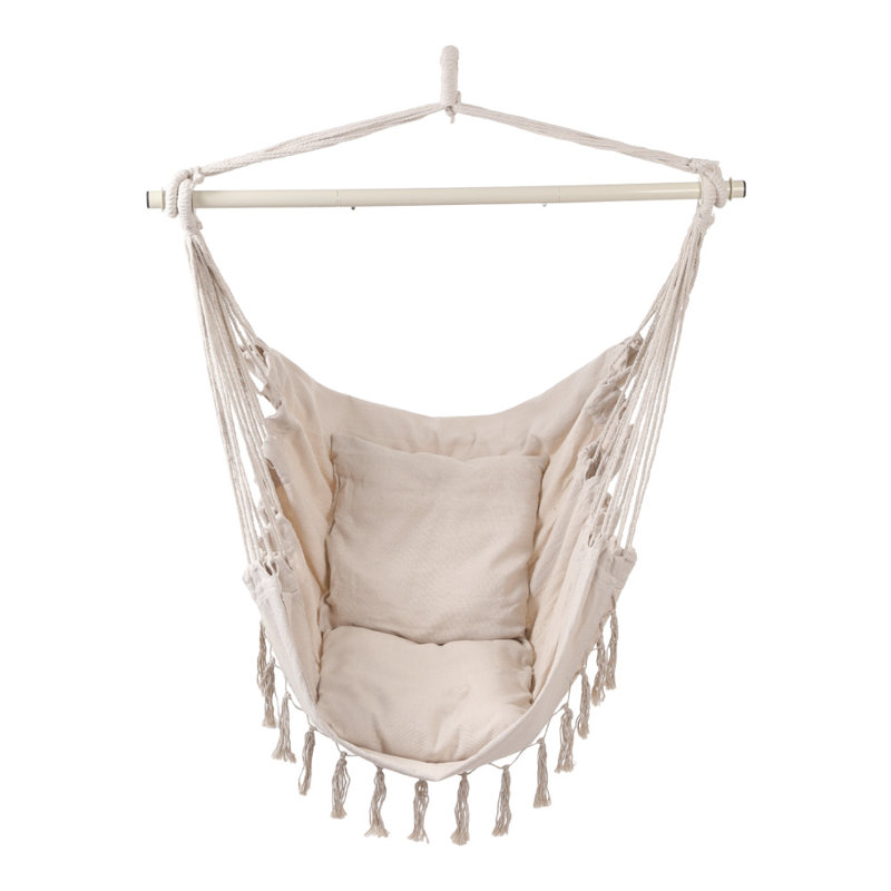 Angelastro Garden Canvas Hanging Chair, White