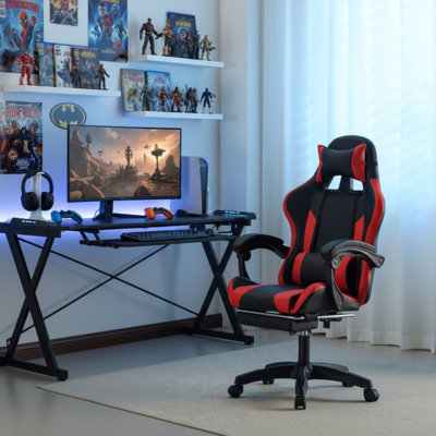 Neuro Fully Adjustable Gaming Computer Chair with Footrest and Lumbar Support