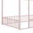Full Size Metal Bed House Bed Frame with Fence, for Kids, Teens, Girls, Boys,Pink -1578476326-1586927505