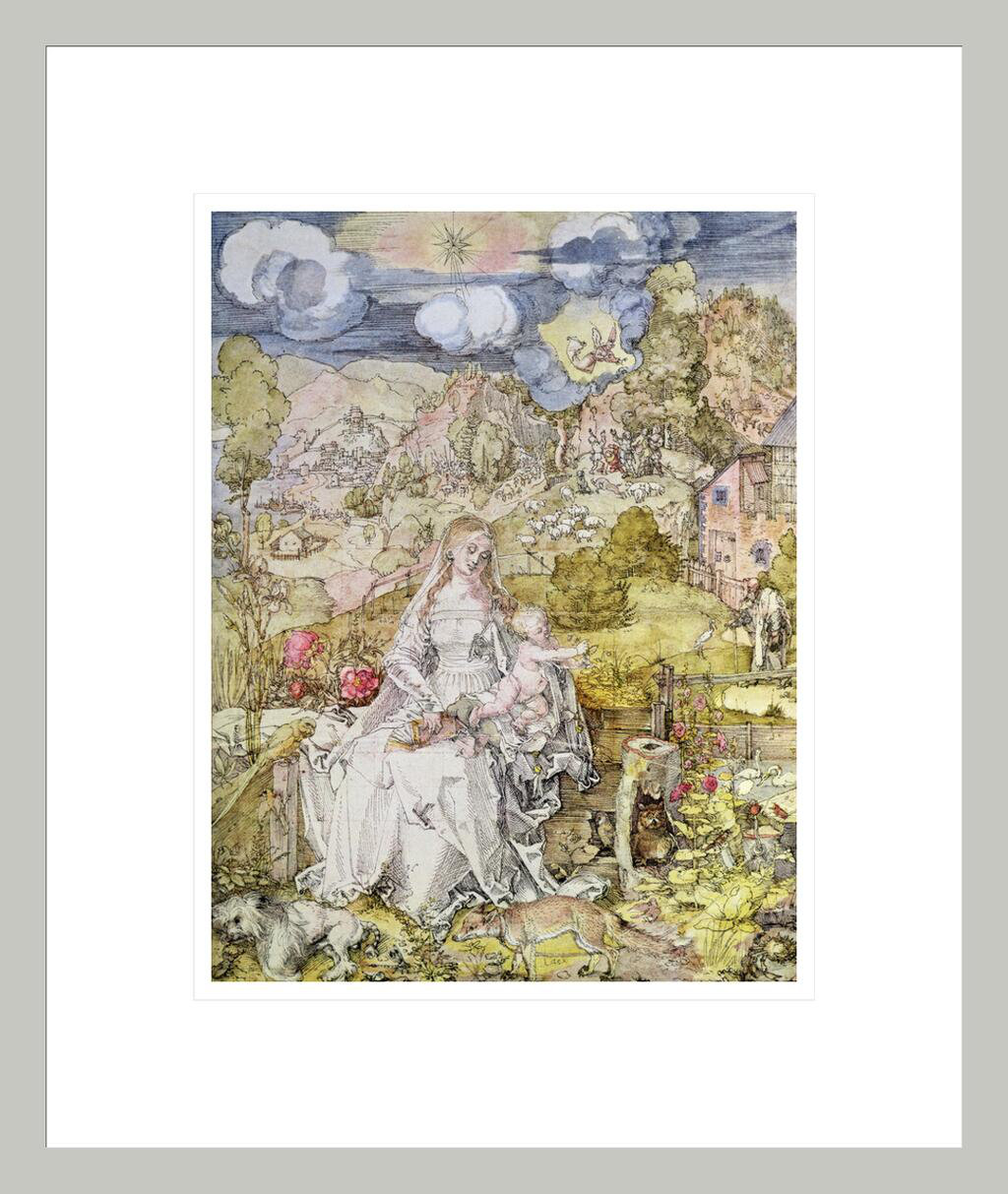 Red Barrel Studio Madonna and Child by Albrecht Dürer -Framed Giclee ...