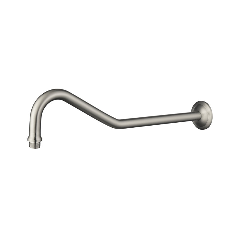 Complete Brushed Nickel Brass Shower System with Rain Shower Head, Handheld Shower, Slide Bar, and Body Sprays - Home SPA Experience