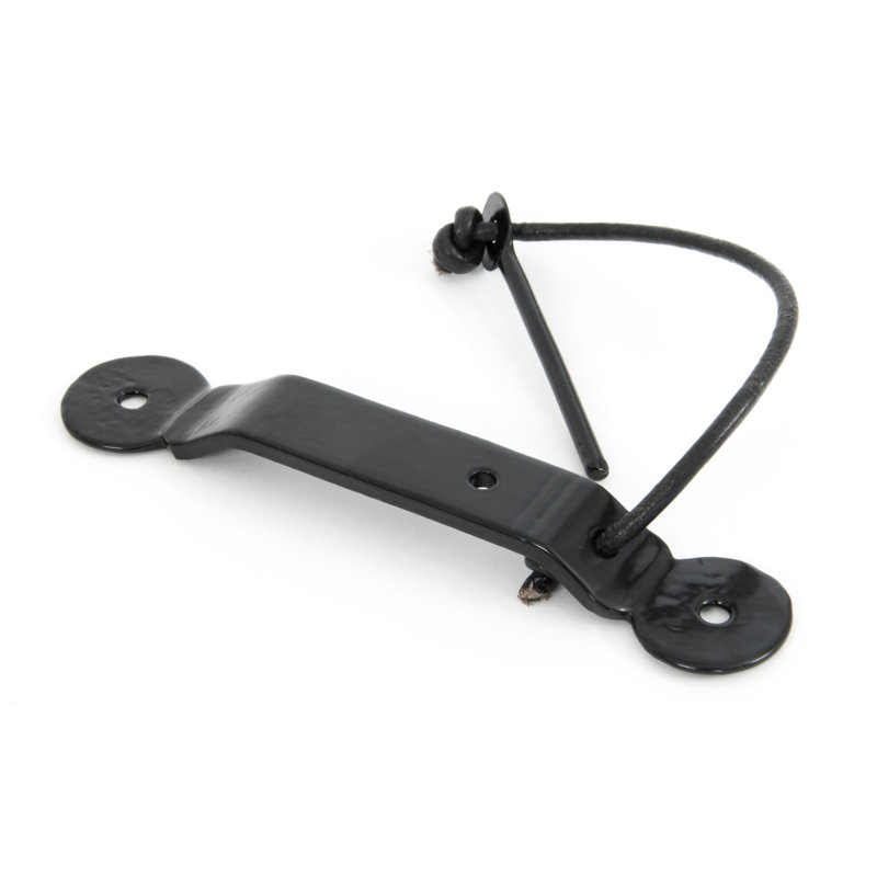 Penny End Screw-On Staple Lock, Black