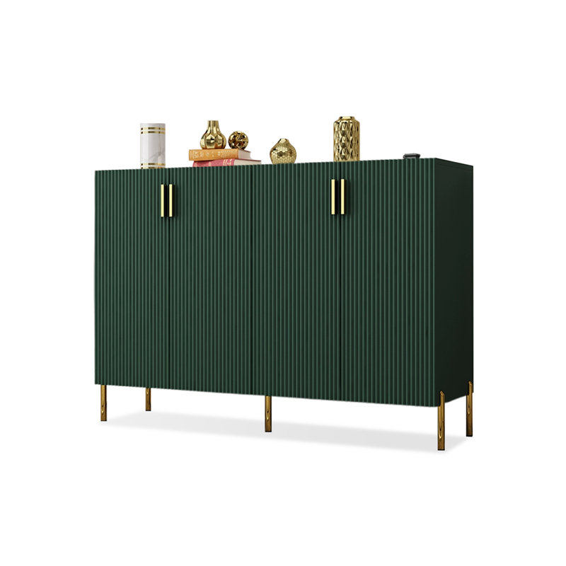Rangement pour chaussures en bois manufacturé, Vert