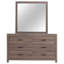 Commode 6 tiroirs avec miroir-1031974044