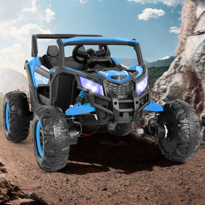 JOYLDIAS 12 Volt 1 Seater All-Terrain Vehicles Battery Powered Ride On Toy with Remote Control