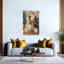 Classical Nude Indoor Scene Classic Elegant Modern Plant Wall Art Print 1 Piece Wrapped Canvas Wall Art-604245721