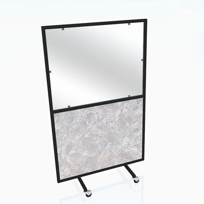 Boucliers en acrylique - plancher