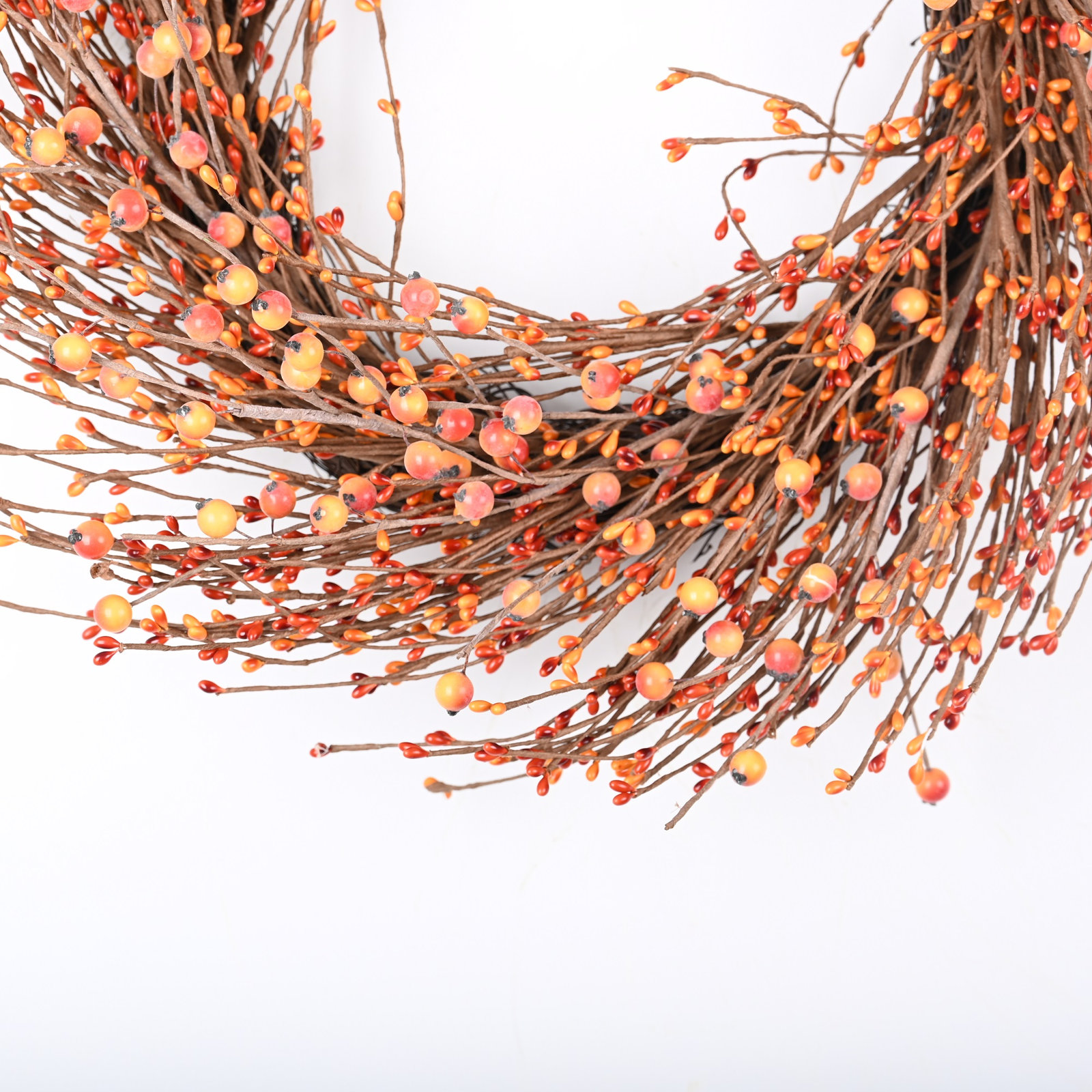 Primrue 22" Handcrafted Harvest Berry Wreath