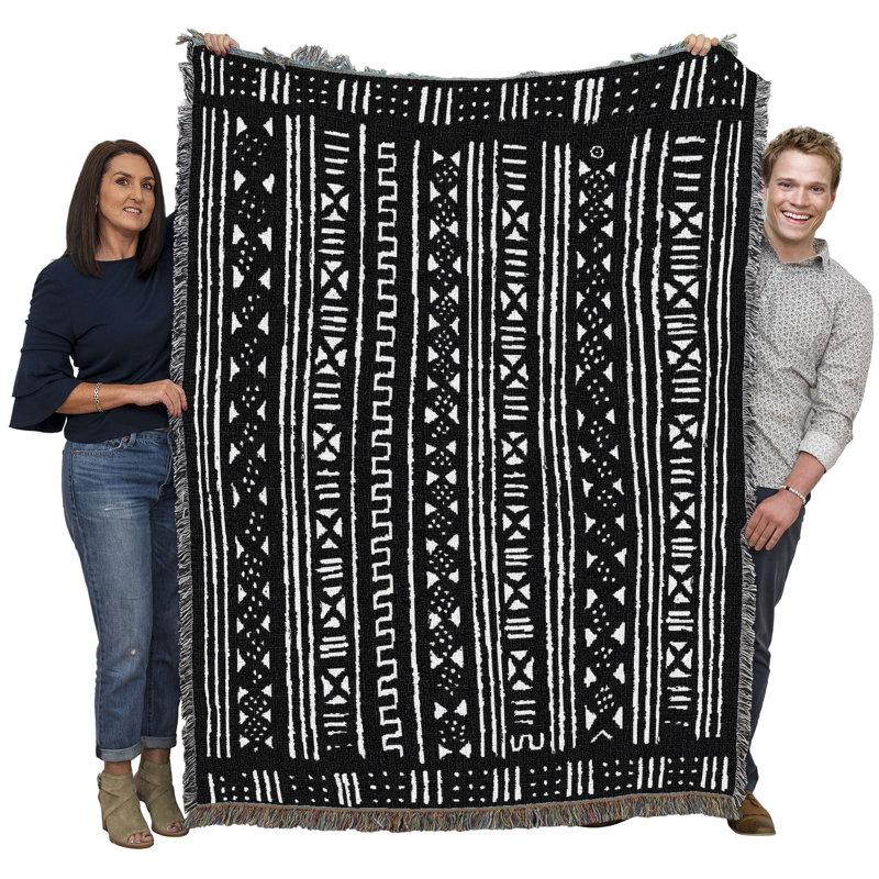 Jeté en coton Pure Country Weavers, Tissu bouclé