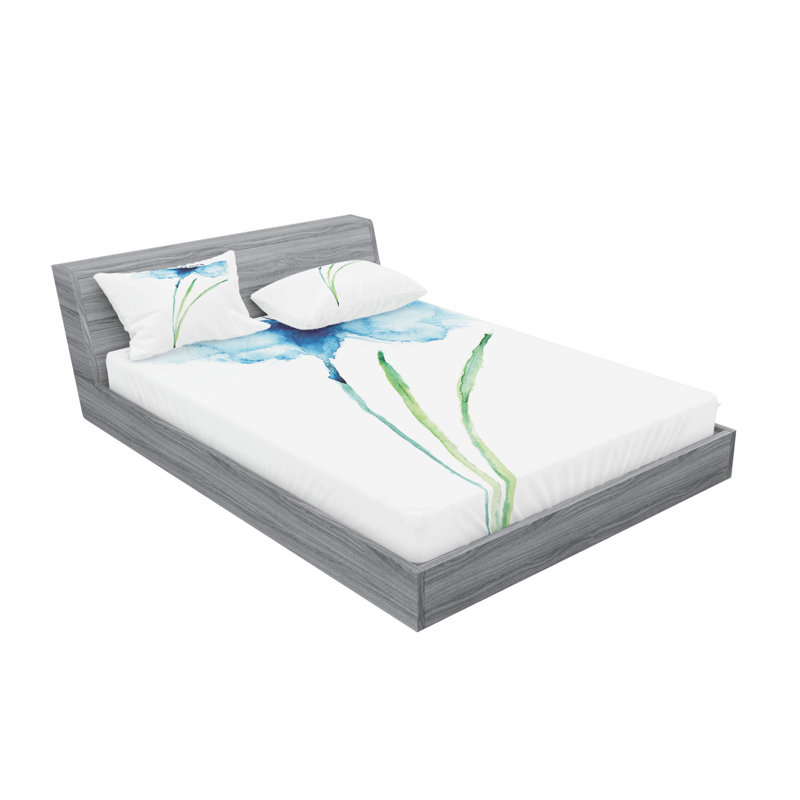 Microfiber Sheet Set, Queen Sheet Set + Fitted Sheet + 2 Pillowcases