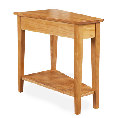 Solid + Manufactured Wood Compact Recliner Wedge Table
