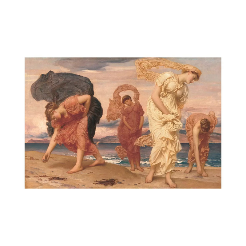 By The Sea by Frederic Leighton - Wrapped Canvas Gallery-Wrapped Canvas Giclée, 20.32 cm H x 30.48 cm W