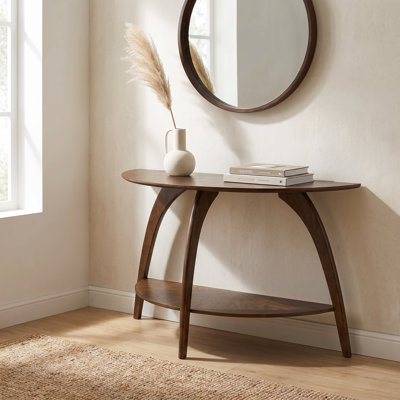 Atreu 48'' Half Moon Sofa Console Table