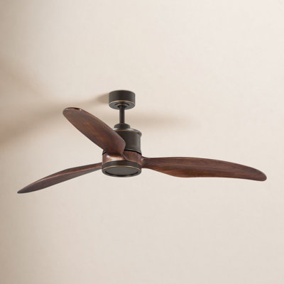 Brielle 60" Wayne LED Standard Ceiling Fan with Pull Chain and Light Kit Included