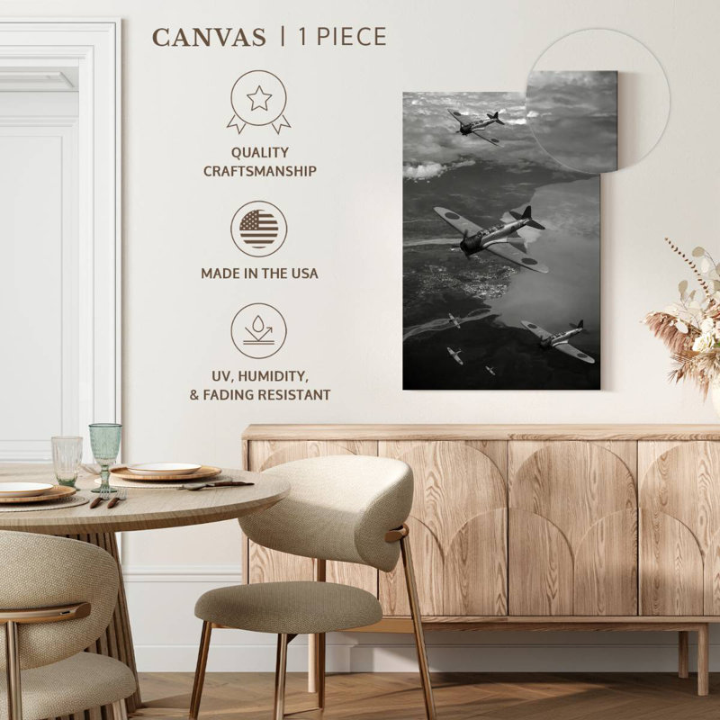 Mehar Japanese Warplanes, 39" H x 26" W