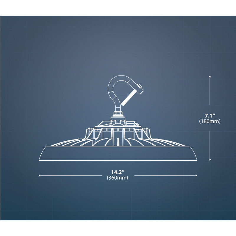 Dimmable Circle High Bay Ceiling Light, 27998