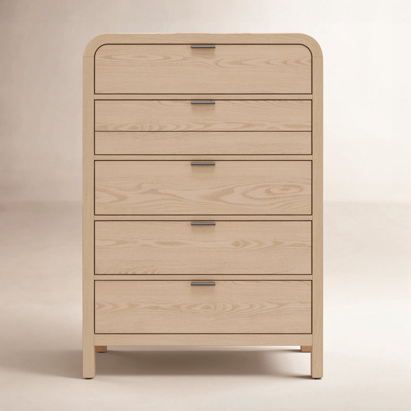 Commode 5 tiroirs Essie, Bois d'œuvre