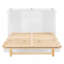 Lit escamotable double avec grands tiroirs, blanc-594057128-594057129