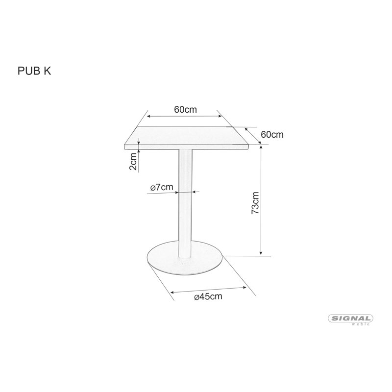Coffeen Metal Dining Table