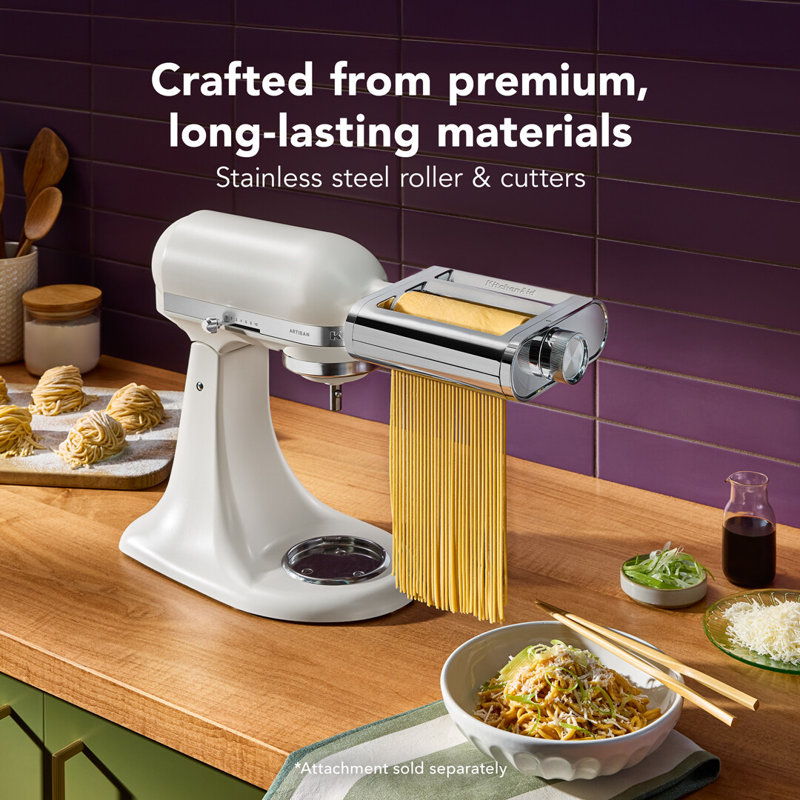 KitchenAid 3-in-1 Pasta Attachment in Stainless Steel