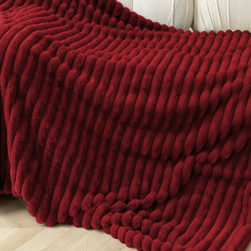 Throw Blanket, 39" W x 63" L, Red