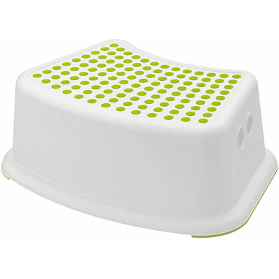 Reigate White/Green Step Stool