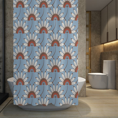 Rideau de douche simple Temperence