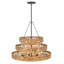 Unique 13-Light Tiered Chandelier
