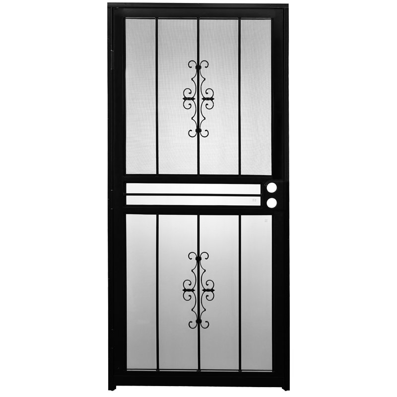 Grisham Screen Security Storm Door, 80" H x 32" W x 2"D