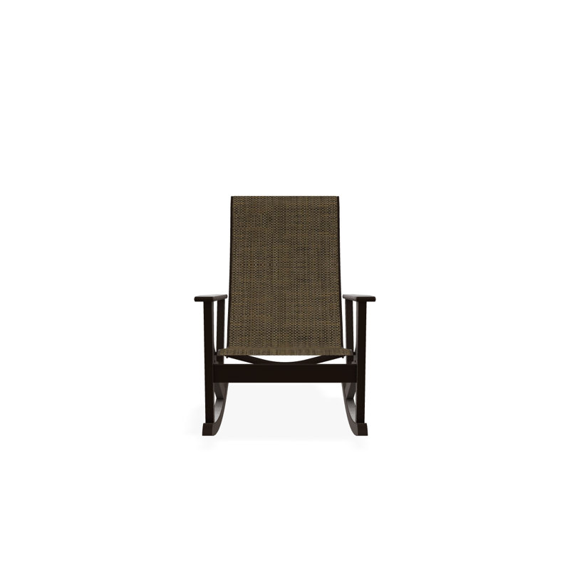 Fauteuil berçant Wexler, Kona, Beacon taupe Sunbrella®
