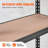 Storage Shelving Unit, 5-Tier Adjustable
