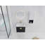 Meuble-lavabo mural avec lavabo en céramique et armoire latérale à 1 porte, portes à fermeture douce (KD-Packing)-1678388513