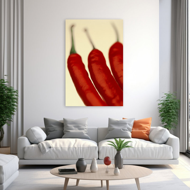 Chili - Photographie Cuisine, poivrons, art, H 60 po x l 40 po