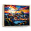 City Québec Popart, reproduction d'art sur toile-1053636637-1053636634
