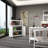Large Capacity Bamboo Storage Cabinet With Shelves For Bathroom And Living Room-552974750