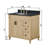 Londa Double Sink Bath Vanity In Natural Wood Finish With Black Carrara Quartz Top-1266096227