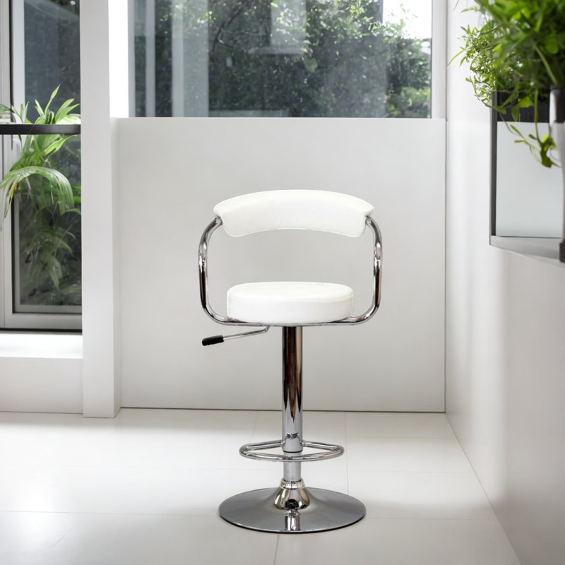 Tabouret réglable Maxxin, Blanc