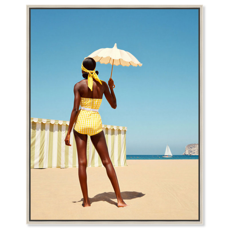 Cabana Muse III Print by Oliver Gal, 31"H x 37"W, White Floater Frame