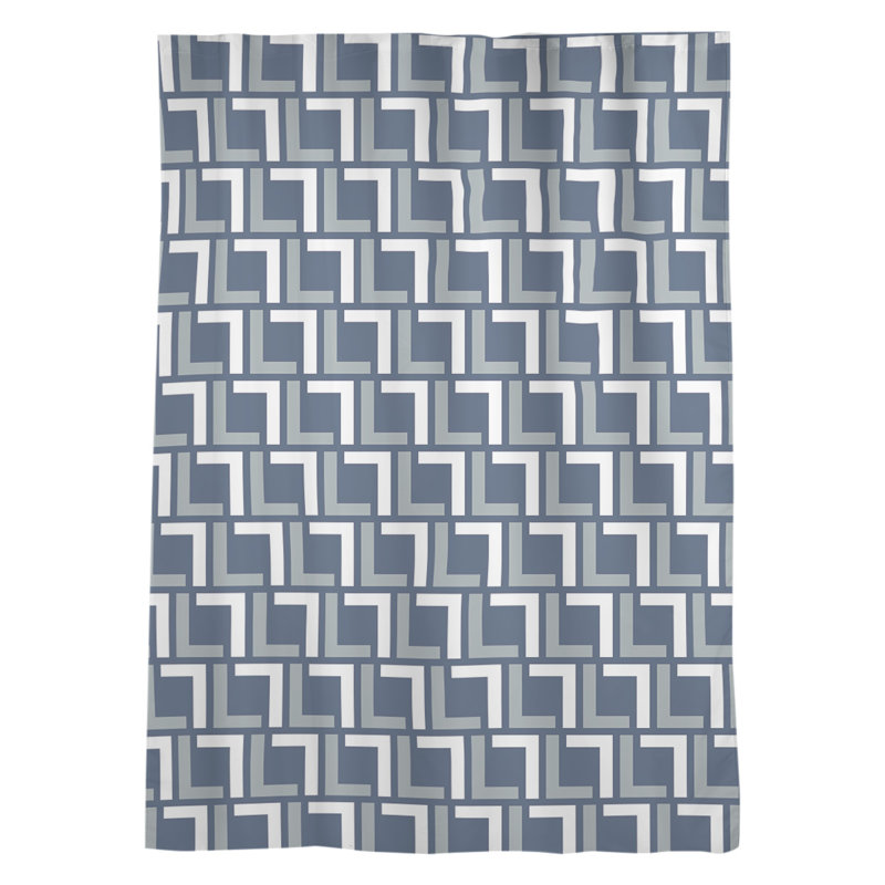Panneau de rideau simple diaphane avec passe-tringle, Football de Dallas bleu / argent / blanc