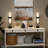 Adams Pill-Shaped Table Lamp with Milk Glass Shade in White-107232620