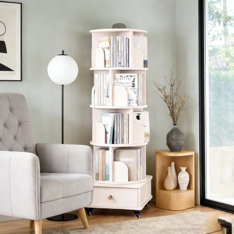 Bibliothèque rotative, White-dre