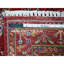 2 pi 7 po x 3 pi 10 po rouge rouille, tissage dense, laine douce, colorants végétaux, sultan afghan avec motif floral sur l'ensemble, noué à la main, échantillon, tapis, tapis oriental