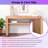 Solid Wood Console Table With Storage Shelf For Entryway Living Room
