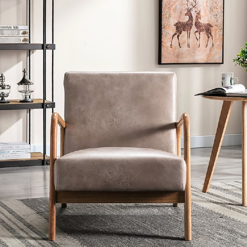 Fauteuil d'appoint Classic, Chameau clair