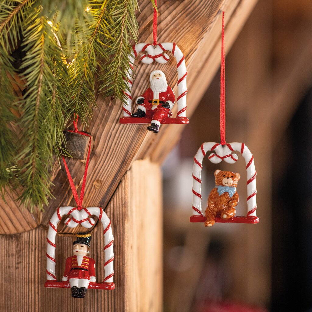 Nostalgic Ornaments Ornamente Schaukel, Set 3tlg.